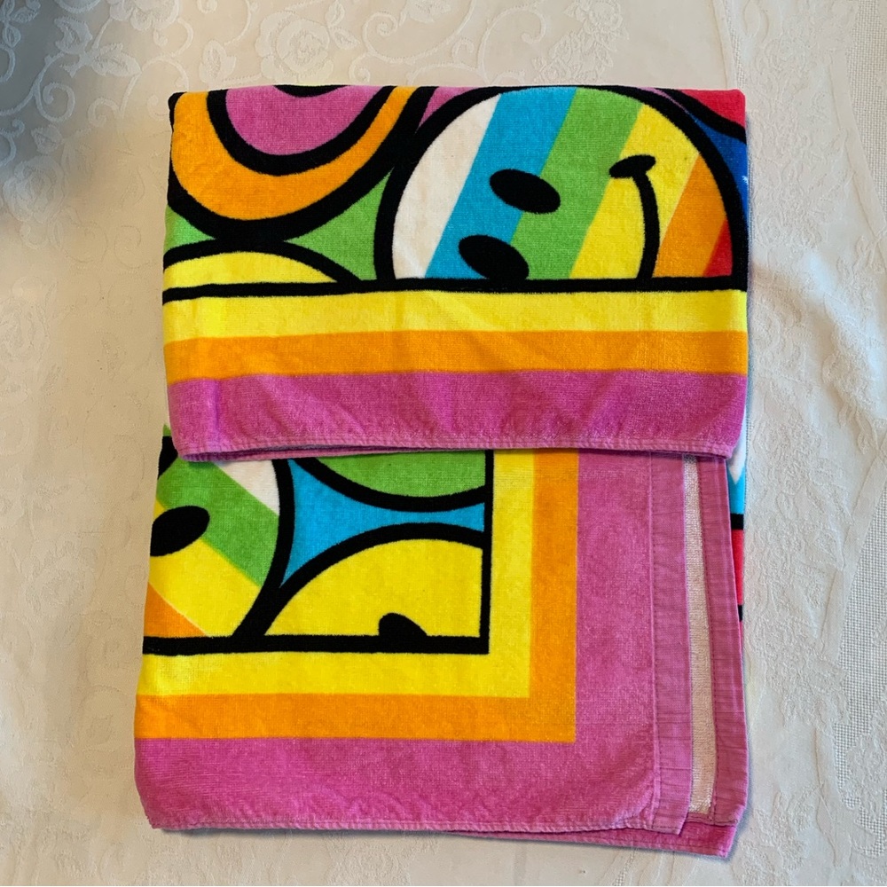 Smiley Face Beach Towel